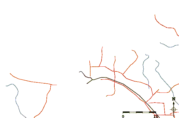 Carreteras y ríos cerca de Rapid Creek - Reef