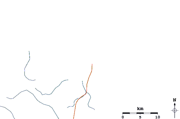 Carreteras y ríos cerca de Ras Al Hadd