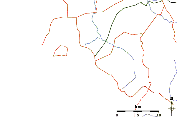 Carreteras y ríos cerca de Reef la Maddalenetta