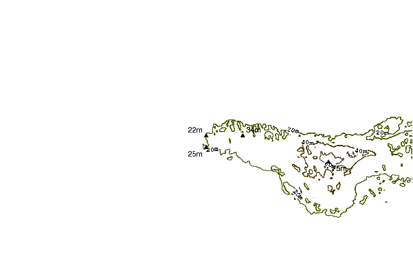 Costa alrededor de Ristna Hiiumaa Island
