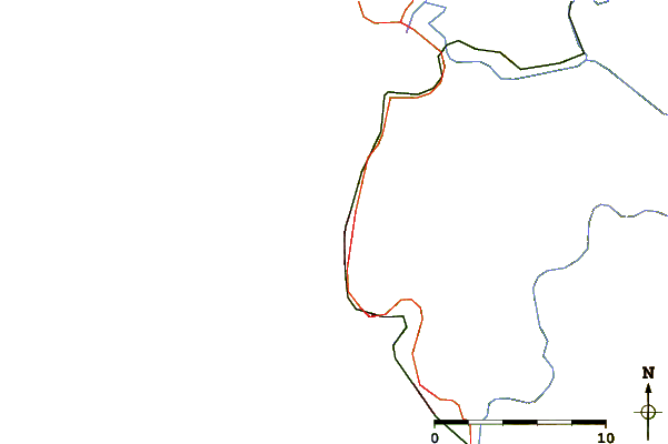 Carreteras y ríos cerca de Rockaway