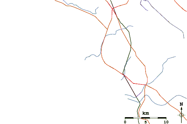 Carreteras y ríos cerca de Saint Annes