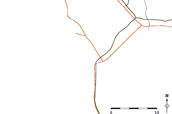 Carreteras y ríos cerca de Ste Barbe