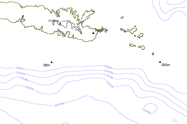 Costa alrededor de Salani