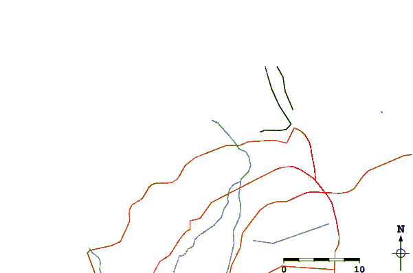 Carreteras y ríos cerca de Salgar