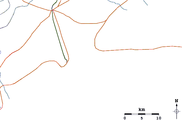 Carreteras y ríos cerca de Salina Cruz