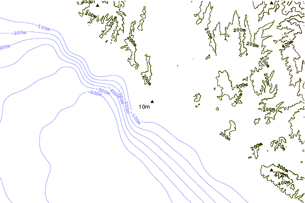 Costa alrededor de Salt Creek (Gravels)