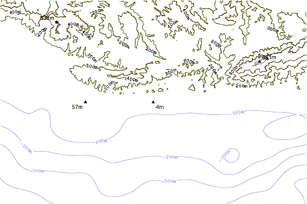 Costa alrededor de San Augustine