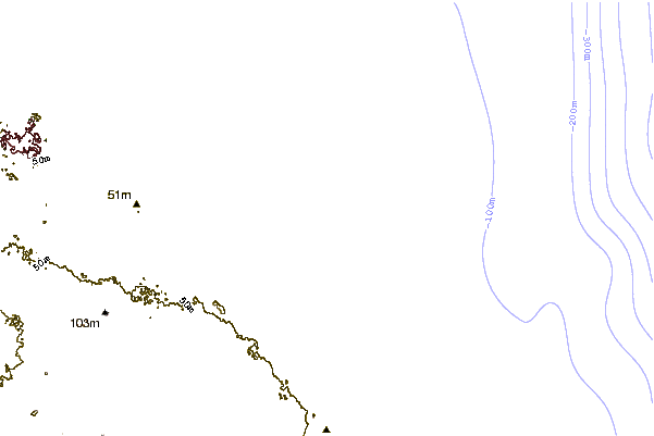 Costa alrededor de Li Marangi (San Foca)