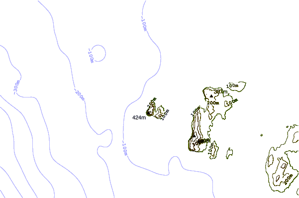 Costa alrededor de San Gallan
