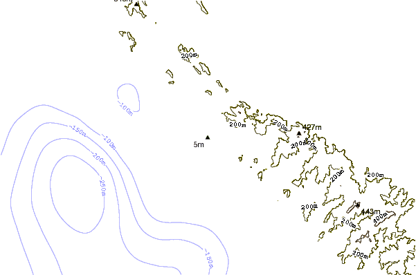 Costa alrededor de San Juan del Sur