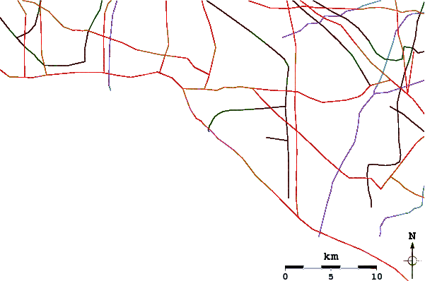 Carreteras y ríos cerca de Seal Beach Pier