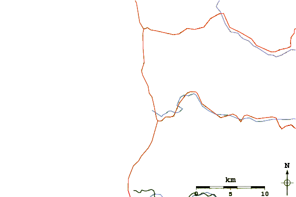 Carreteras y ríos cerca de Seaside Creek