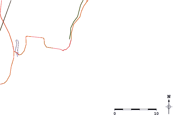 Carreteras y ríos cerca de 2nd Beach