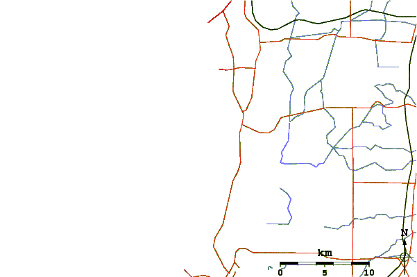 Carreteras y ríos cerca de Secret Harbour