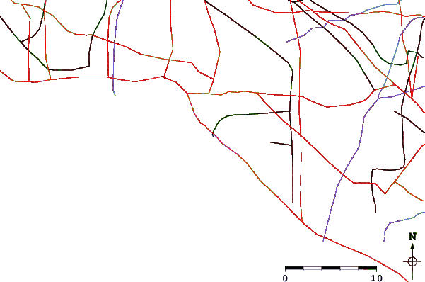 Carreteras y ríos cerca de 7th Street