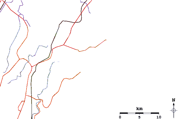 Carreteras y ríos cerca de Shark Island (Cronulla)