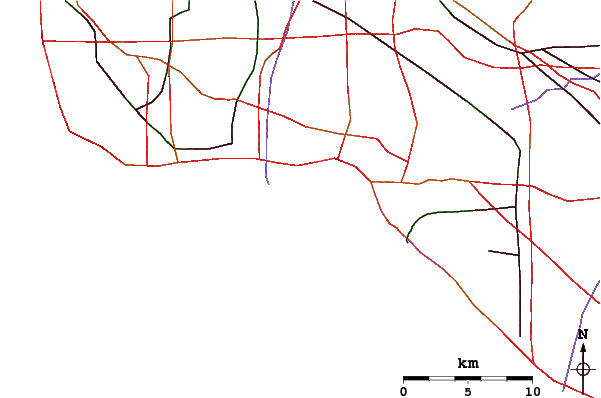 Carreteras y ríos cerca de 64th Place