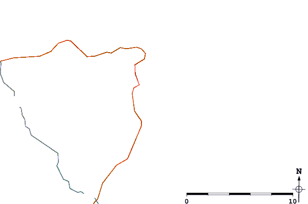 Carreteras y ríos cerca de Skirza Harbour