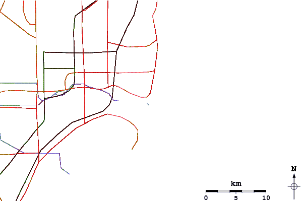 Carreteras y ríos cerca de South Beach (Miami)
