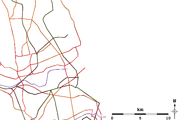 Carreteras y ríos cerca de South Shields