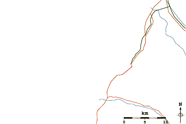 Carreteras y ríos cerca de Spanish Bay-Dunes