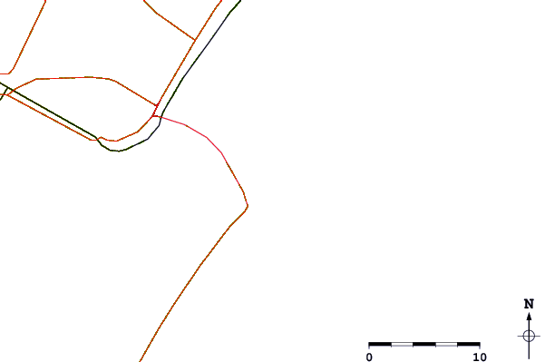 Carreteras y ríos cerca de St Joe s Island