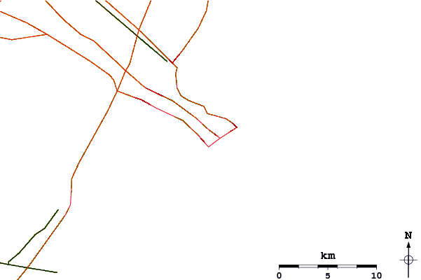 Carreteras y ríos cerca de States Avenue (Gas Chambers)