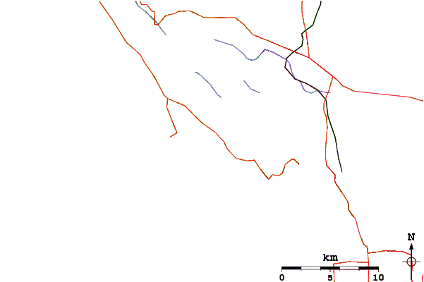 Carreteras y ríos cerca de Stinson Beach