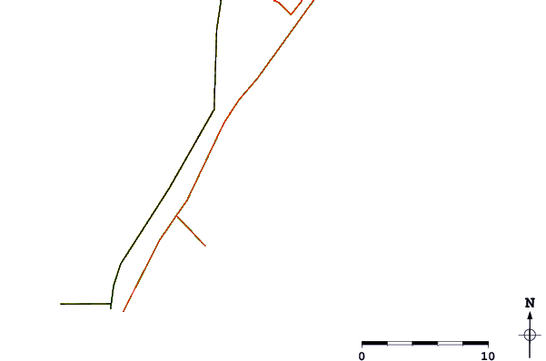 Carreteras y ríos cerca de Stone Harbour Point