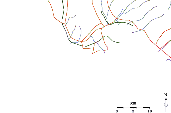 Carreteras y ríos cerca de Swabbyland