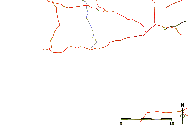 Carreteras y ríos cerca de Dalbosc'h