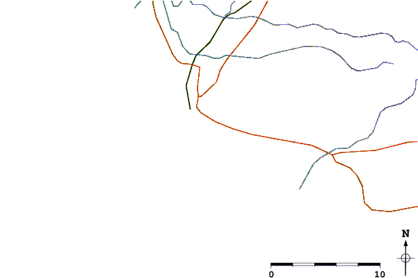 Carreteras y ríos cerca de Tanchet