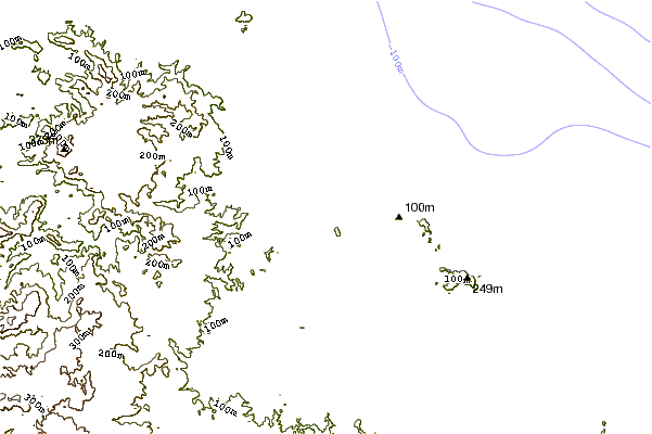 Costa alrededor de Taronui Bay-Bombora