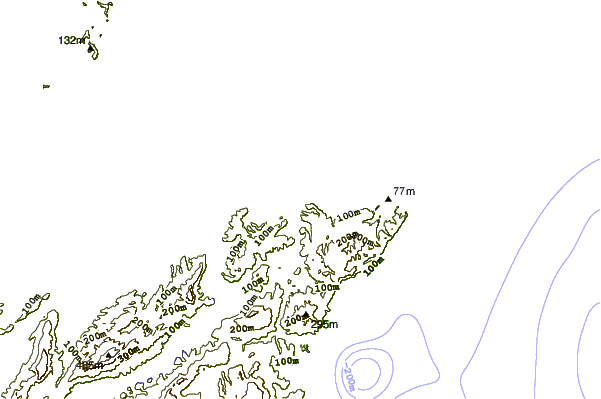 Costa alrededor de Te Awanga
