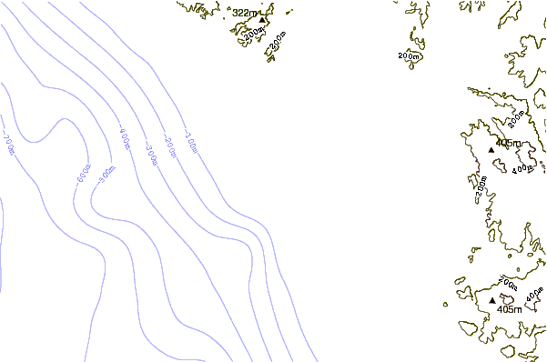 Costa alrededor de Terra Mar