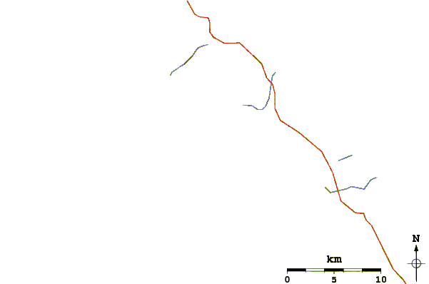 Carreteras y ríos cerca de The Bluff-South Side