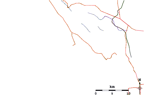 Carreteras y ríos cerca de The Patch