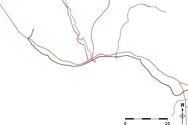 Carreteras y ríos cerca de The Rivermouth