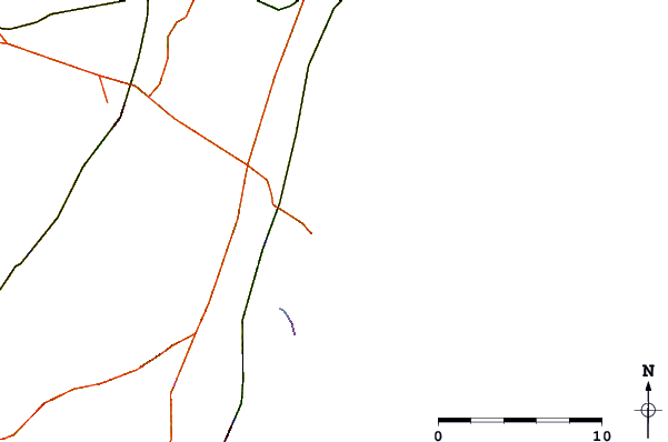 Carreteras y ríos cerca de The Wall