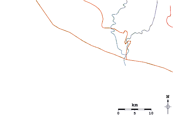 Carreteras y ríos cerca de The Wash Right