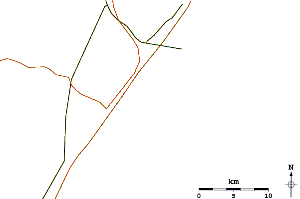 Carreteras y ríos cerca de 37th Street Jetty