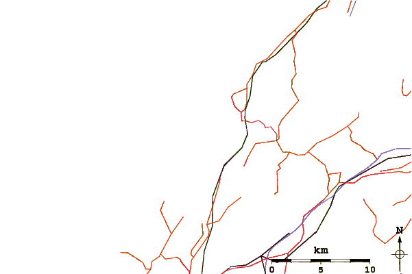 Carreteras y ríos cerca de Titahi Bay