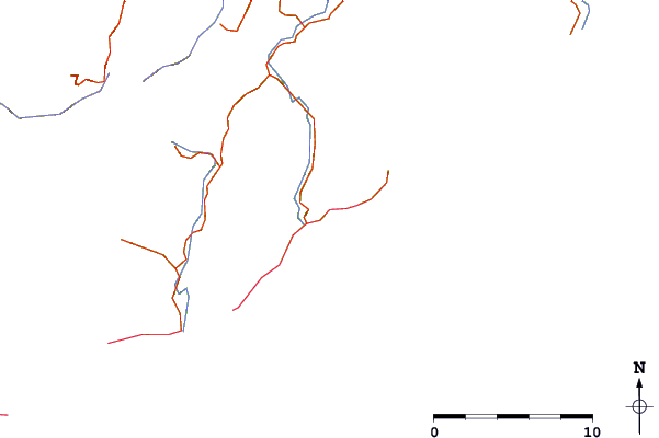 Carreteras y ríos cerca de Tora-Bombora