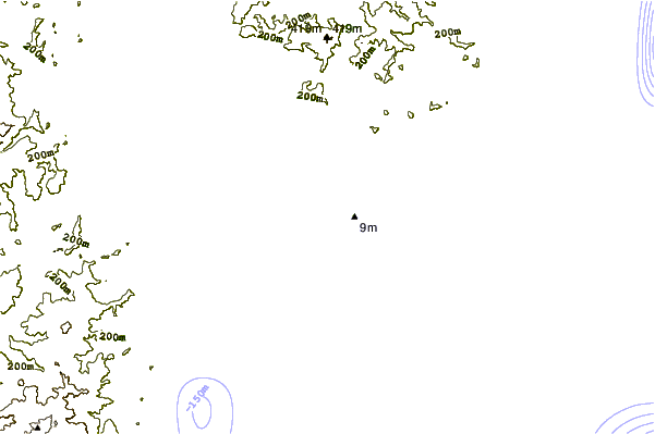 Costa alrededor de Tuamotu Island