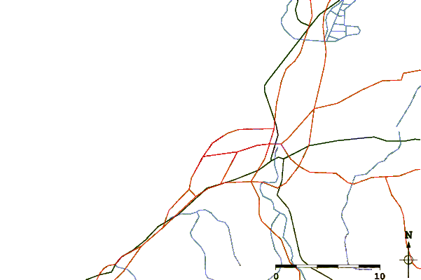 Carreteras y ríos cerca de Anglet - VVF