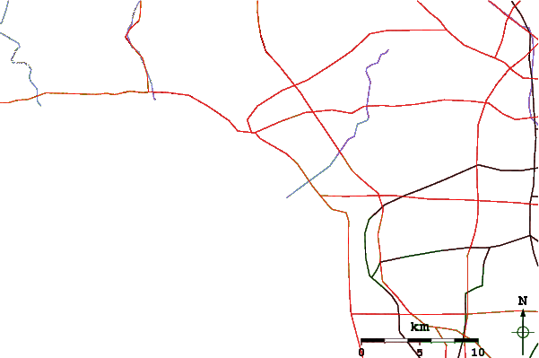 Carreteras y ríos cerca de Venice Pier