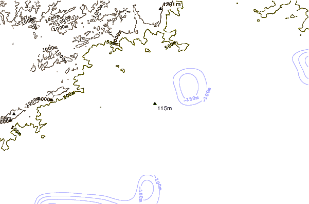 Costa alrededor de Vermelha do Sul