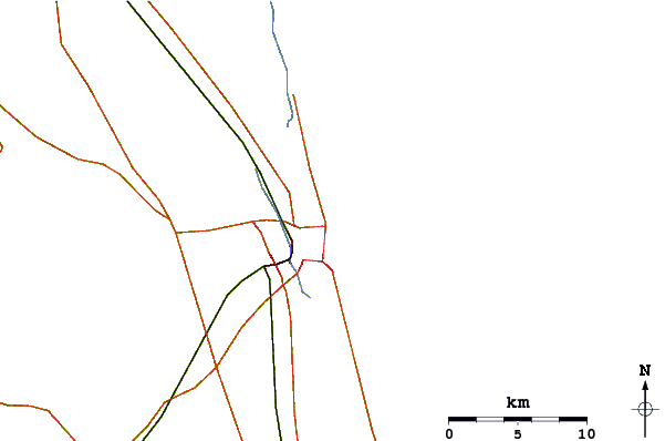 Carreteras y ríos cerca de Vilano Beach