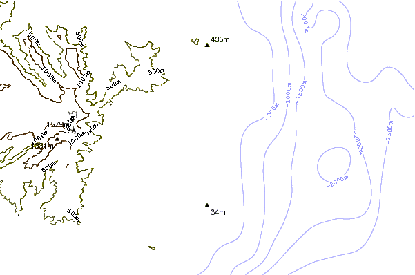 Costa alrededor de Wailua/Horners
